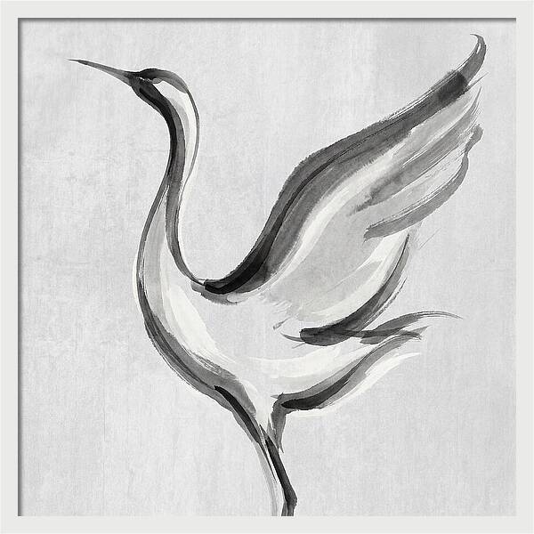 Graceful Crane In Flight