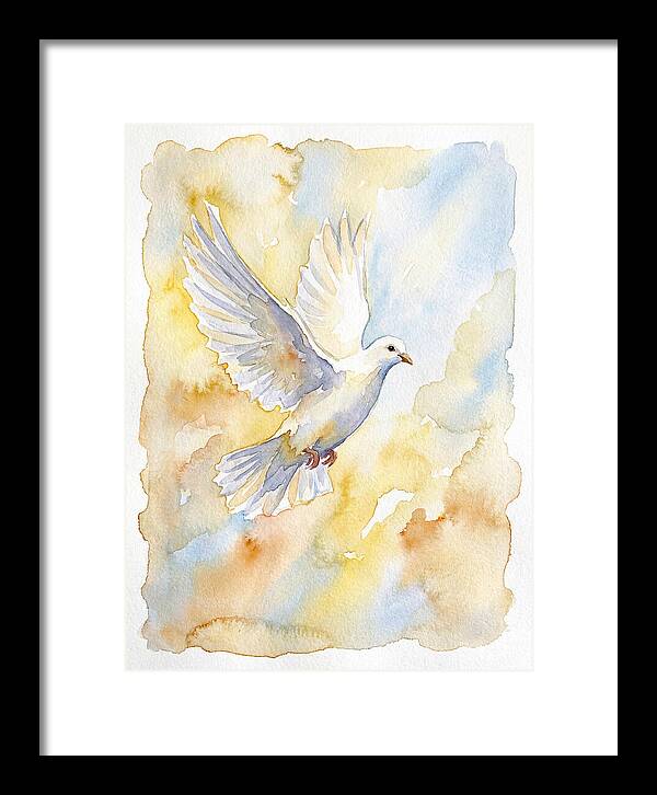 Graceful Dove Soaring