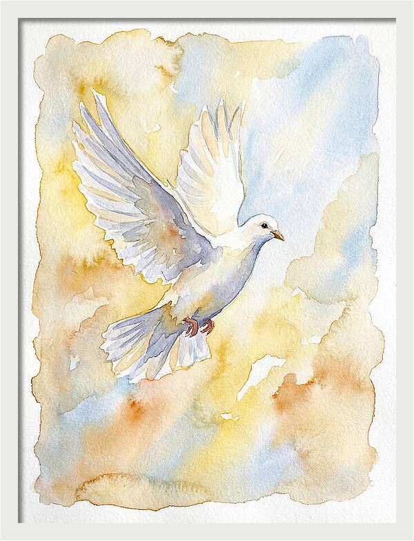 Graceful Dove Soaring