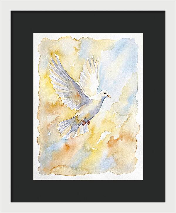 Graceful Dove Soaring