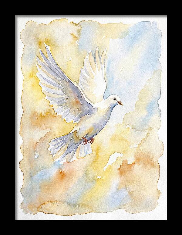 Graceful Dove Soaring