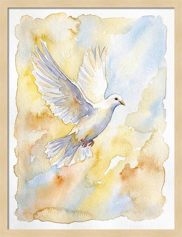 Graceful Dove Soaring