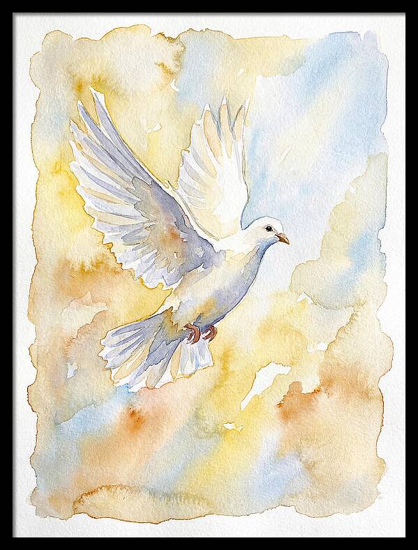 Graceful Dove Soaring