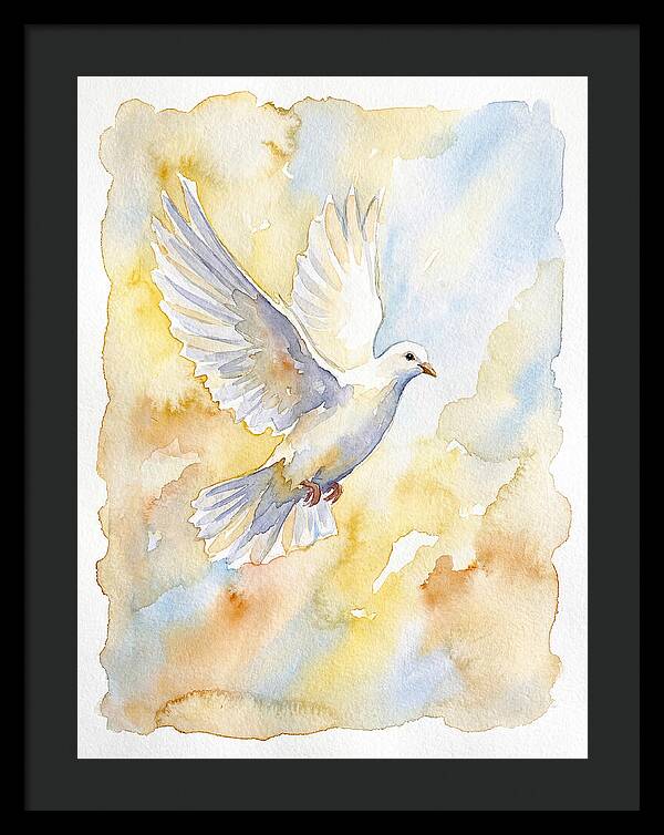 Graceful Dove Soaring
