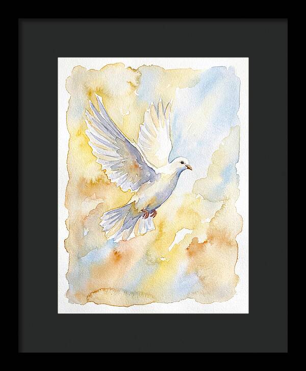 Graceful Dove Soaring