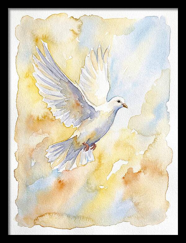 Graceful Dove Soaring