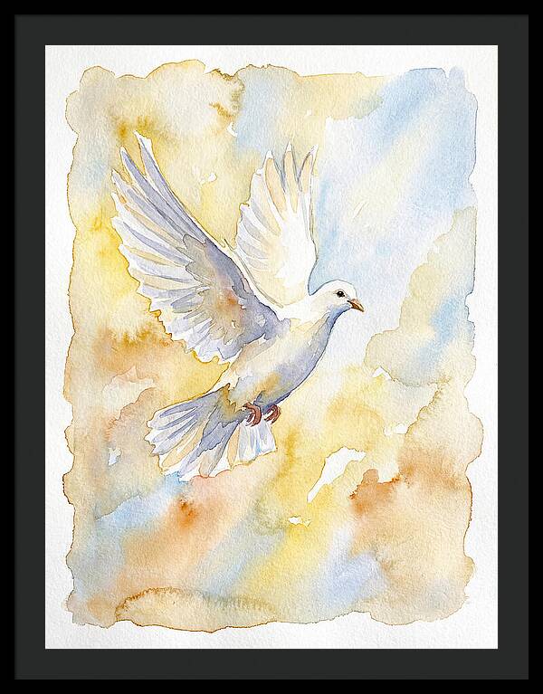 Graceful Dove Soaring
