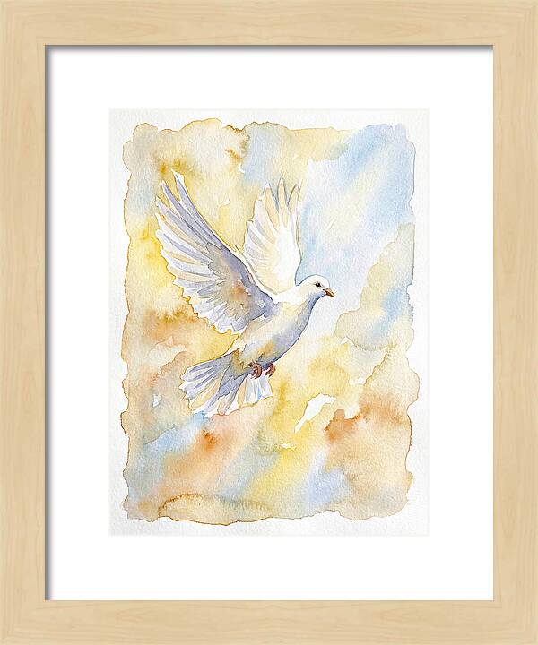 Graceful Dove Soaring