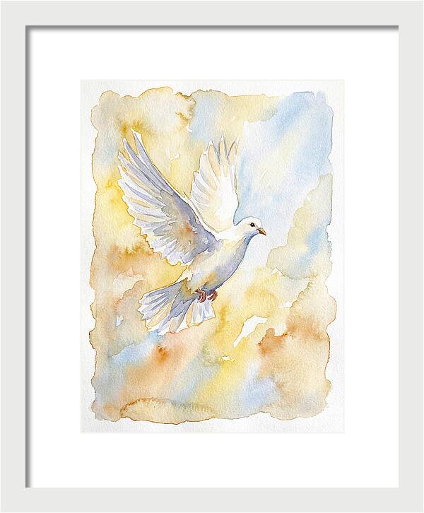 Graceful Dove Soaring