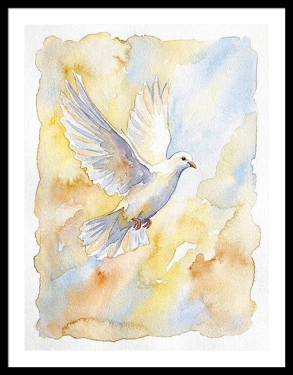 Graceful Dove Soaring