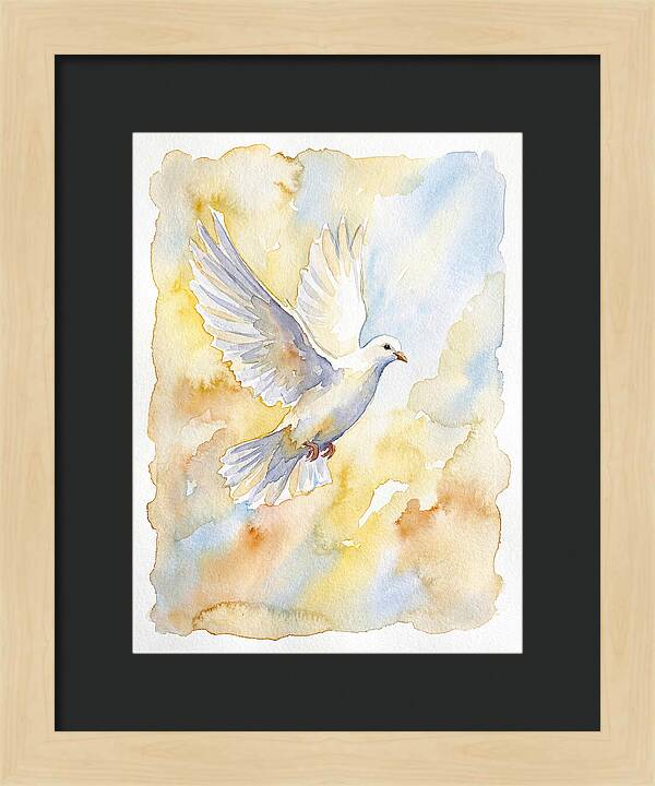 Graceful Dove Soaring