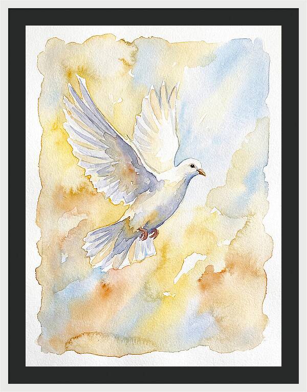 Graceful Dove Soaring