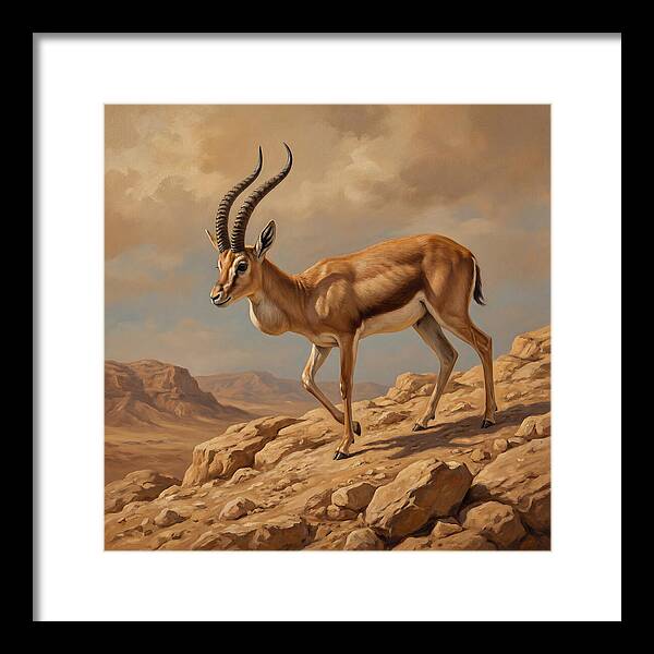 Graceful Gazelle Amidst Wilderness