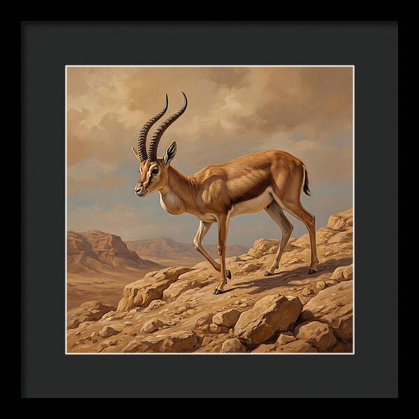 Graceful Gazelle Amidst Wilderness