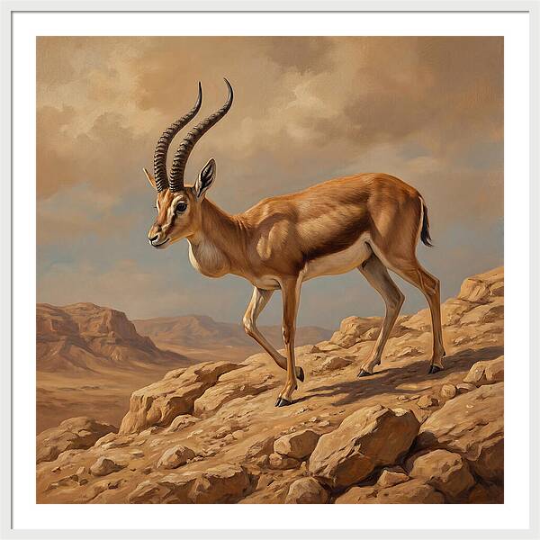Graceful Gazelle Amidst Wilderness