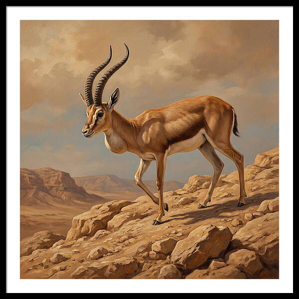 Graceful Gazelle Amidst Wilderness