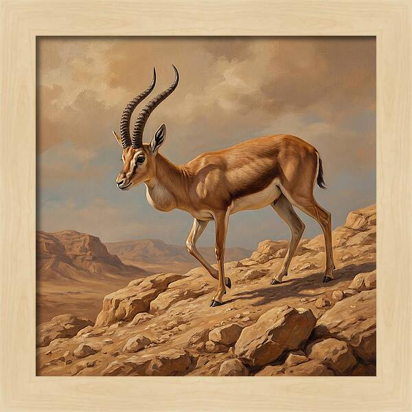 Graceful Gazelle Amidst Wilderness