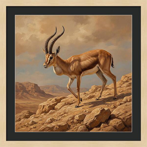 Graceful Gazelle Amidst Wilderness