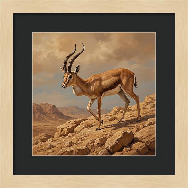 Graceful Gazelle Amidst Wilderness