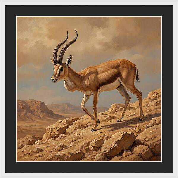 Graceful Gazelle Amidst Wilderness