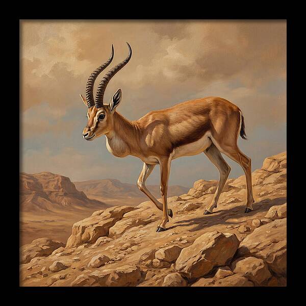 Graceful Gazelle Amidst Wilderness