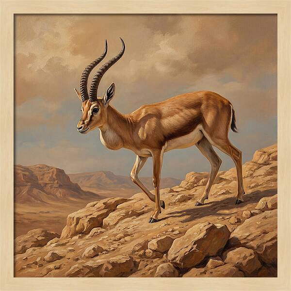 Graceful Gazelle Amidst Wilderness