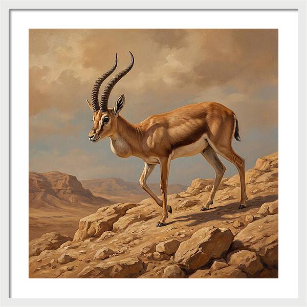 Graceful Gazelle Amidst Wilderness