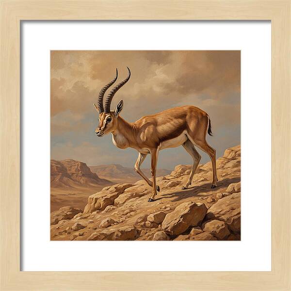 Graceful Gazelle Amidst Wilderness