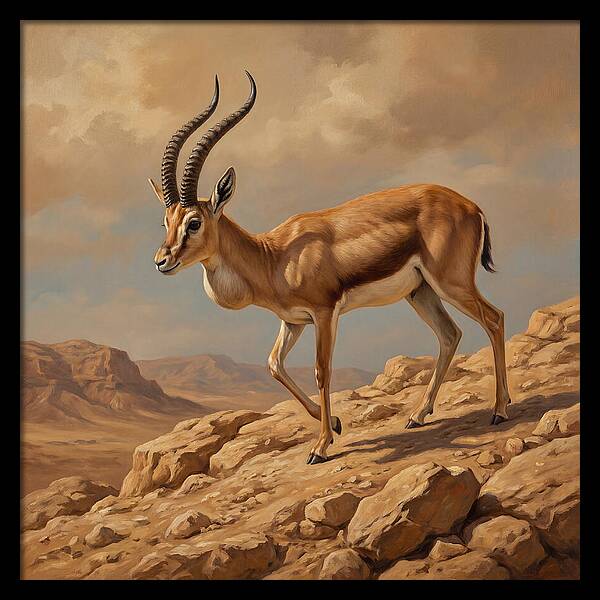 Graceful Gazelle Amidst Wilderness