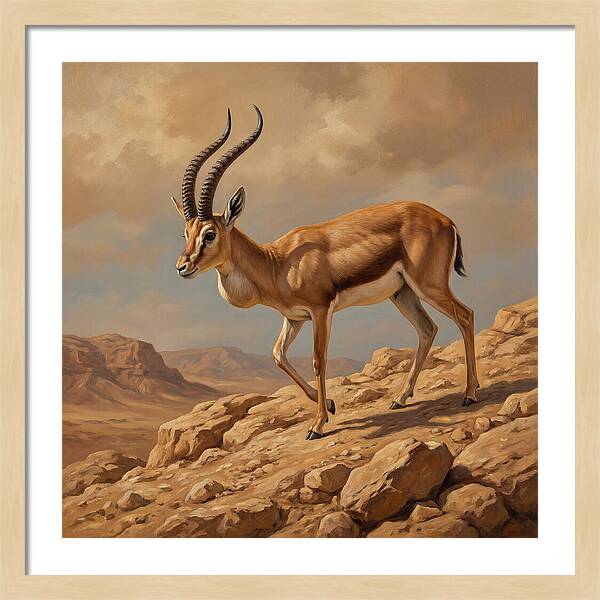 Graceful Gazelle Amidst Wilderness