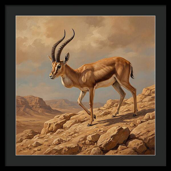Graceful Gazelle Amidst Wilderness