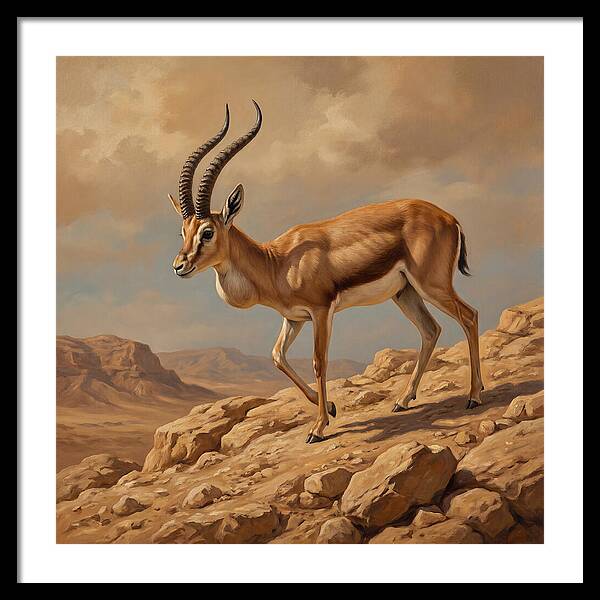 Graceful Gazelle Amidst Wilderness