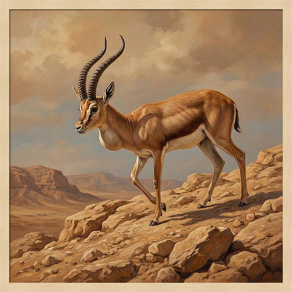 Graceful Gazelle Amidst Wilderness