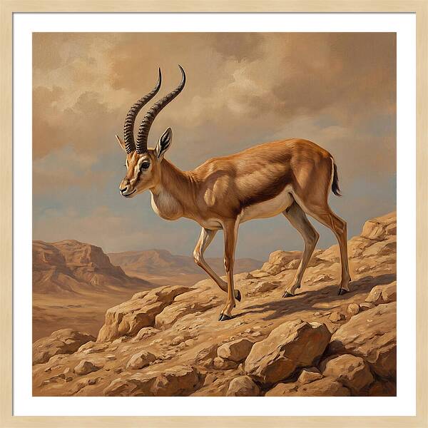 Graceful Gazelle Amidst Wilderness