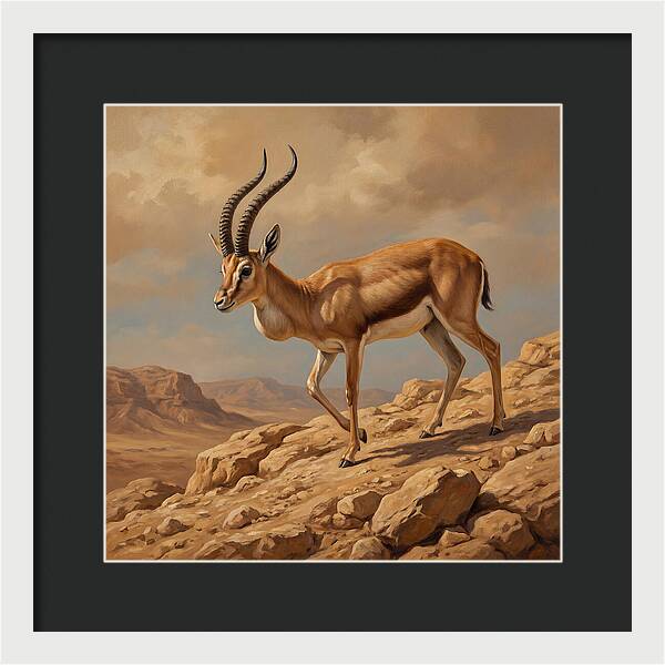 Graceful Gazelle Amidst Wilderness