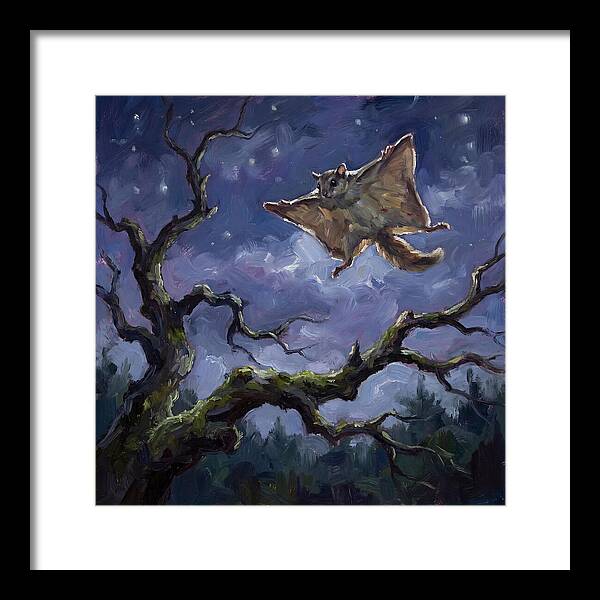 Graceful Glide Of The Flying Squirrel