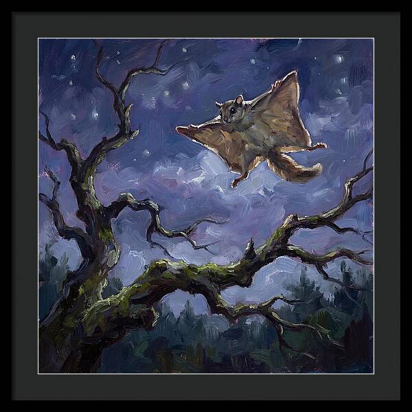 Graceful Glide Of The Flying Squirrel
