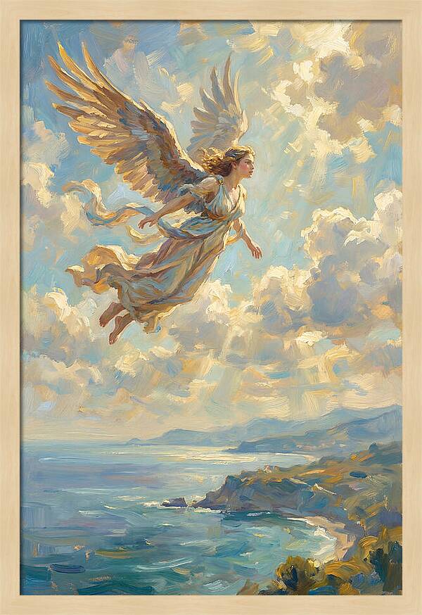 Graceful Harpy In Flight