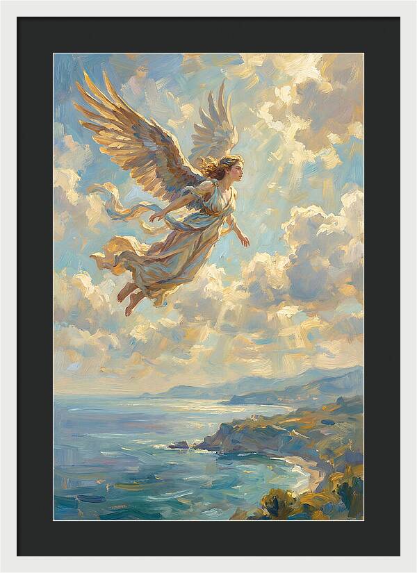 Graceful Harpy In Flight
