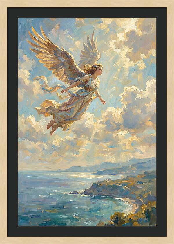 Graceful Harpy In Flight