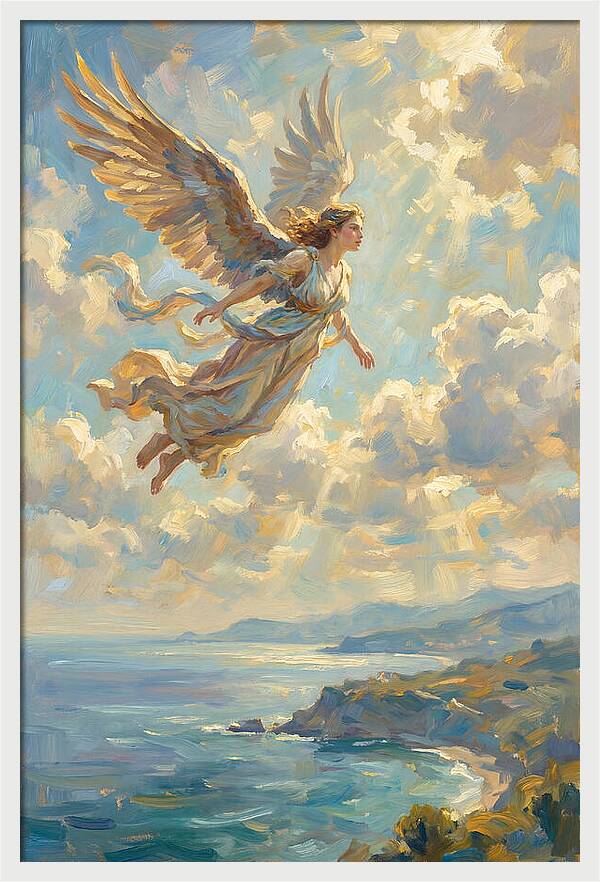 Graceful Harpy In Flight