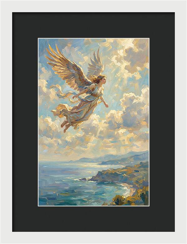 Graceful Harpy In Flight