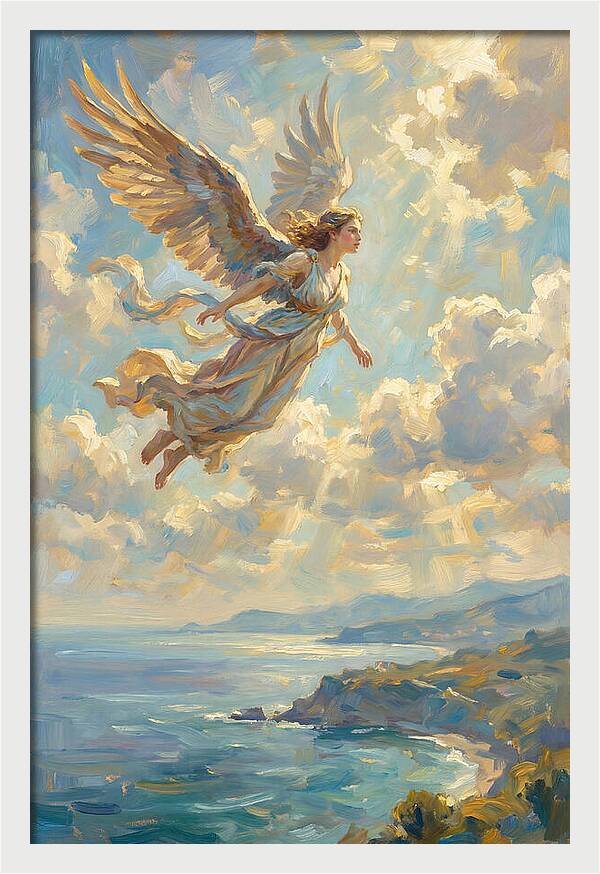 Graceful Harpy In Flight