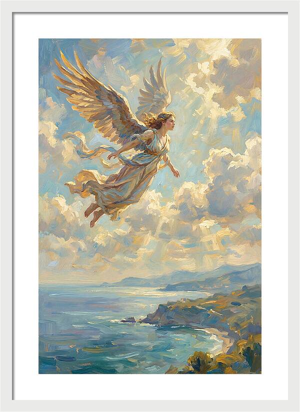 Graceful Harpy In Flight