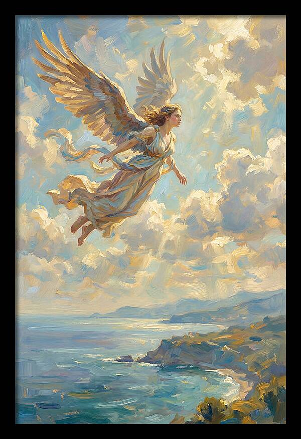 Graceful Harpy In Flight