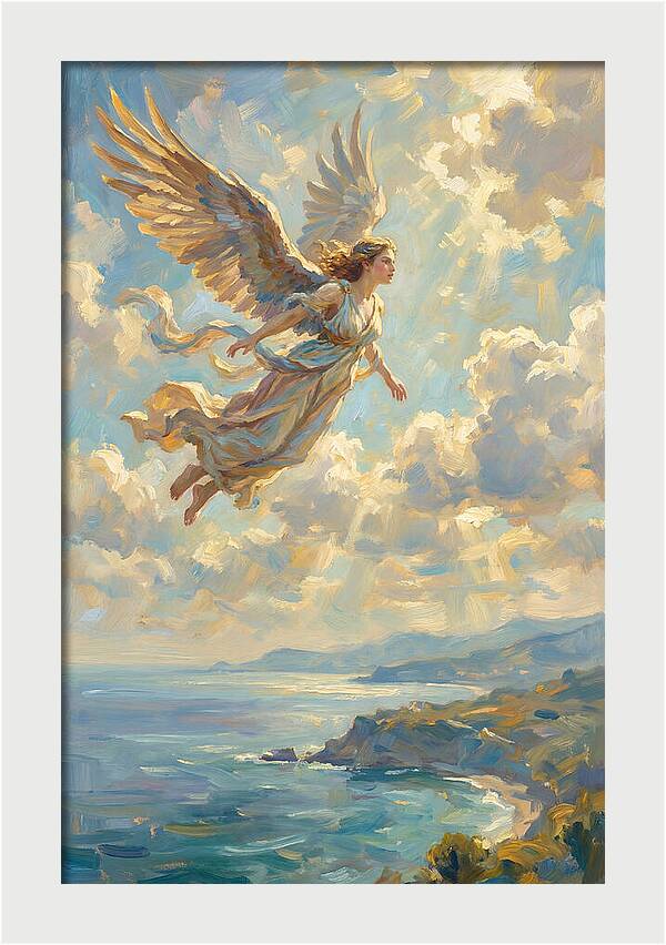 Graceful Harpy In Flight
