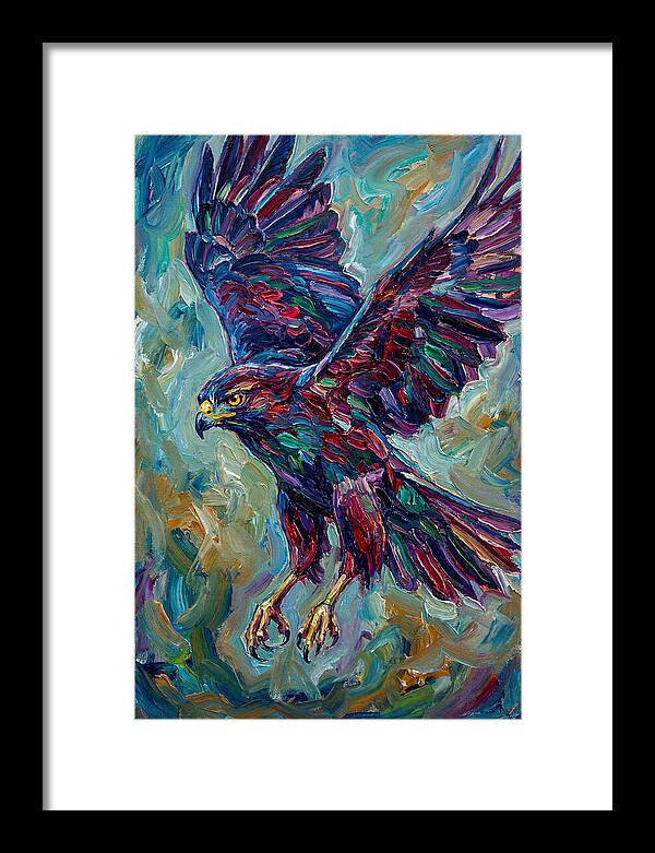 Graceful Hawk In Flight