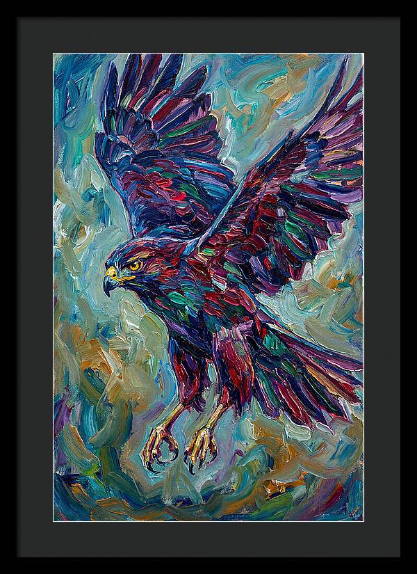 Graceful Hawk In Flight