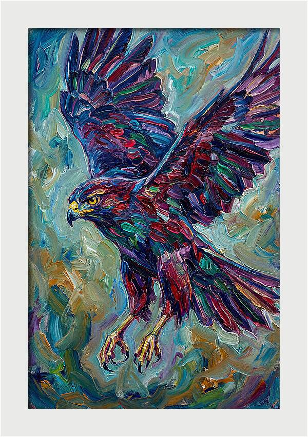 Graceful Hawk In Flight