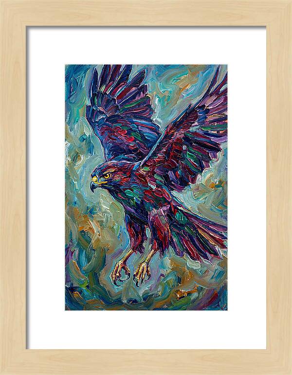 Graceful Hawk In Flight